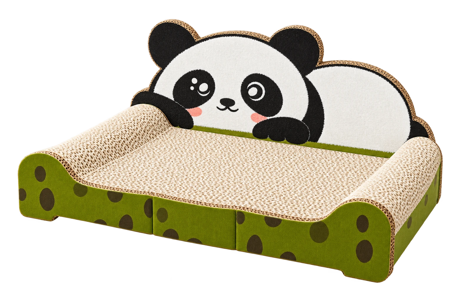 パンダのお昼寝 ソファ型キャットスクラッチャー